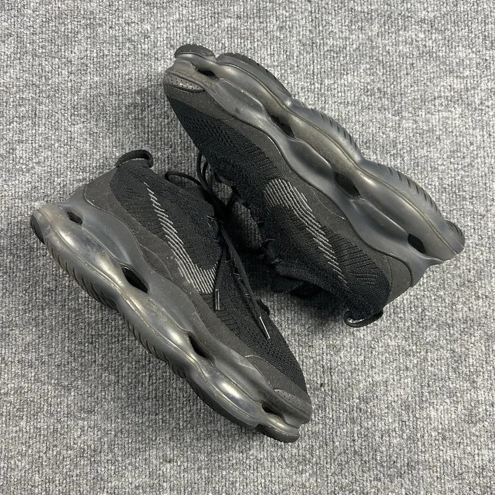 Nike Air Max Scorpion Flyknit Shoes Mens Size 11 Black Running DJ4701-003